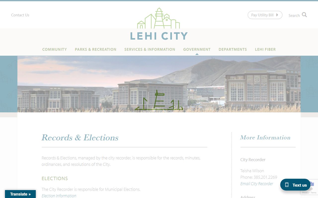 Lehi People Search public records request page