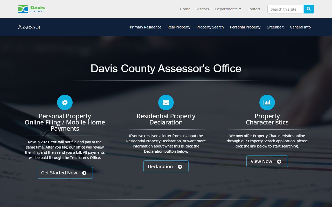 Davis County People Search property records screenshot