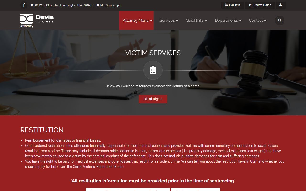 Davis County People Search public records screenshot