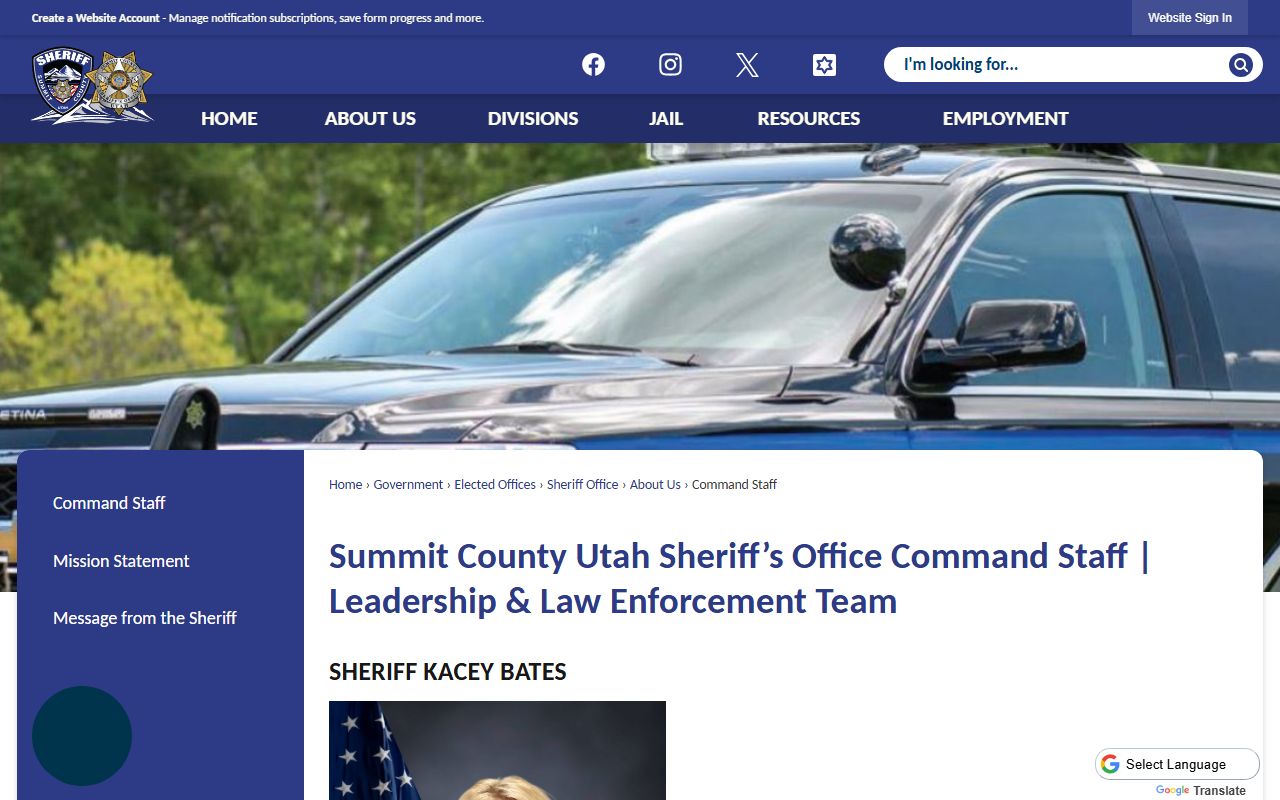 Summit County People Search sheriff office screenshot
